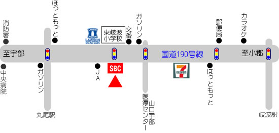 修理工房アクセスマップ